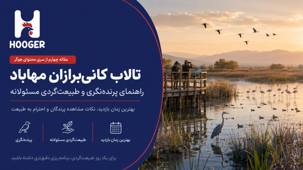 تالاب کانی‌برازان مهاباد؛ راهنمای پرنده‌نگری و طبیعت‌گردی مسئولانه