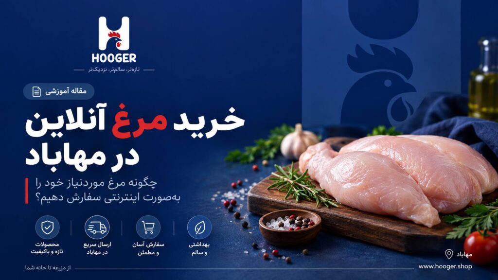 مرغ آنلاین مهاباد کجا بخریم؟ راهنمای خرید و سفارش از هوگر